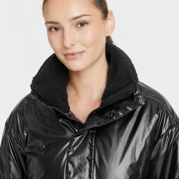 All In Motion - Women's Midweight Puffer Jacket - All In Motion Bl Black - Picture 4 of 4